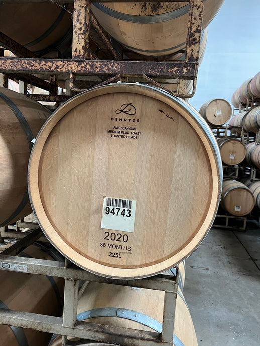 Sale 59g Rombauer Vineyards Beautiful 2020 Like New  American Oak Chardonnay wine barrels from high end Award Winning Carneros winery.