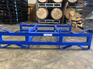 Sold Out Used 3in 2 barrel 2 Bar 53/60g Barrel Rack in Blue & Black. Like New. New sell for up to $210