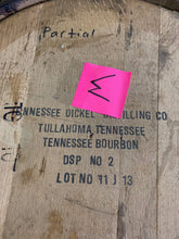 Load image into Gallery viewer, Sale 53g Four Roses, Heaven Hill, Cask & Key & Wild Turkey Whiskey bourbon barrels w/beautiful flat heads & stenciled logos. Ex beer ~ display quality