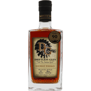 53g Driftless Glen Distillery Small Batch bourbon 5-7 yrs aged. Guaranteed wet/refillable. Pre Order for late May
