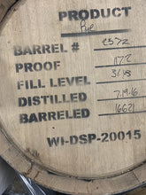 Load image into Gallery viewer, Sale 59g Driftless Glen Distillery Small Batch 51% Rye Whiskey aged 6 years. 5 Gold Medals.