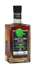 Load image into Gallery viewer, 59g Driftless Glen Distillery Small Batch Straight Rye Whiskey aged 6 years. 5 Gold Medals. Emptied Feb 21
