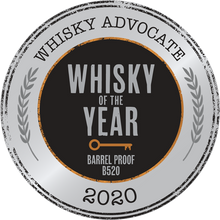 Load image into Gallery viewer, Pre Order Larceny Barrel Proof wheated bourbon 7 yr aged 2020 WHISKEY OF THE YEAR AT WWA. Guaranteed wet inside. ETA Mid Mar