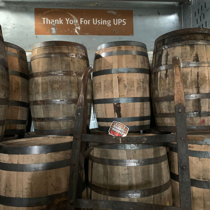 53g Organic La Crosse Distilling Robber's Straight Rye Whiskey Barrels 10+ ozs inside. Emptied May 11