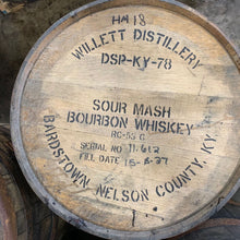 Load image into Gallery viewer, Sale 53g Whiskey Barrel Heads ~ Heaven Hill, Castle & Key & Wild Turkey Logo heads