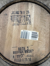 Load image into Gallery viewer, 53g Buffalo Trace Bourbon Barrels refillable &amp; wet with quality logo heads display quality. Nice clean flat logo heads. Aged 5 + years Mash # 2