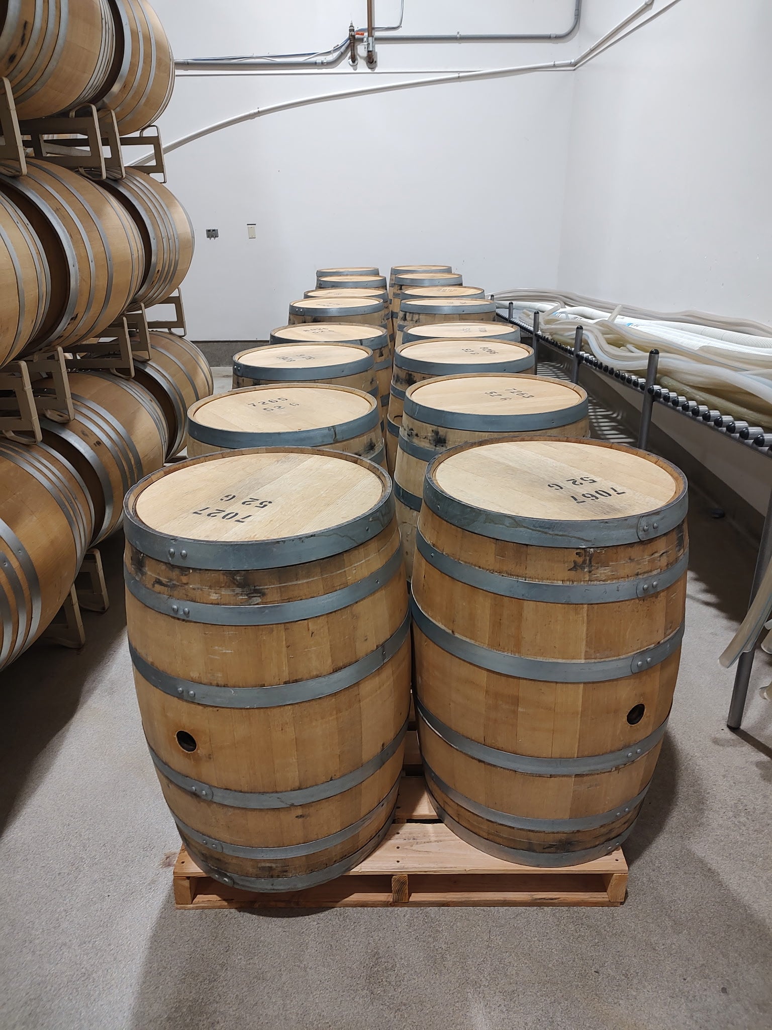 52g Chardonnay French American Oak wine barrels from ZD winery