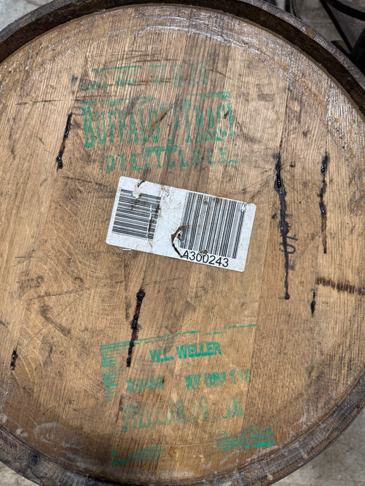 53g Buffalo Trace Bourbon Barrels refillable & wet with quality logo heads display quality. Nice clean flat logo heads. Aged 5 + years Mash # 2