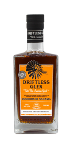 Rare ~ 59g Driftless Glen Bourbon De Naranja Orange-infused sherry barrels from Spain~4-year straight bourbon whiskey finished for 6 mo in Vino Naranja barrel (orange wine, orange-infused sherry).