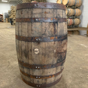 Sale 53g 1/2 Whiskey Barrel Planter. Perfect for flowers, herbs, annuals & perennials. Spring will be here soon. Order today