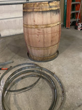 Load image into Gallery viewer, 59g French Oak red wine barrel from a high end Napa Valley winey with nice logos(furniture grade, not for refill)