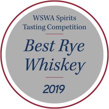 Load image into Gallery viewer, Sale 53g Rittenhouse Rye Whiskey aged 5+ years, 90 proof, super-premium rye whiskey from Heaven Hill Distillery. Guaranteed wet inside. Emptied Sep 18