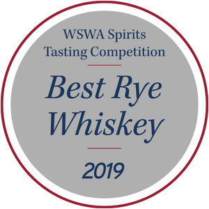 GOLD 53g Rittenhouse Rye Whiskey aged 5+ years, 90 proof, super-premium rye whiskey from Heaven Hill Distillery. Guaranteed wet inside. Emptied Feb 27